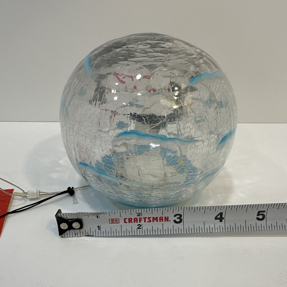 Luminance Collection Happy Narwhalidays Light Up Globe Christmas Arctic NWT - Picture 8 of 10